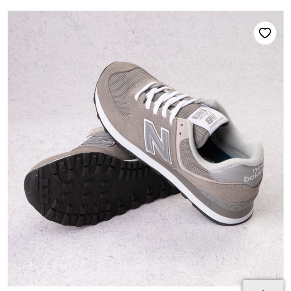 New balance 574 in grey.